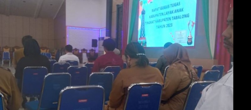 Mengahadiri Rapat Gugus Tugas KLA Tahun 2023