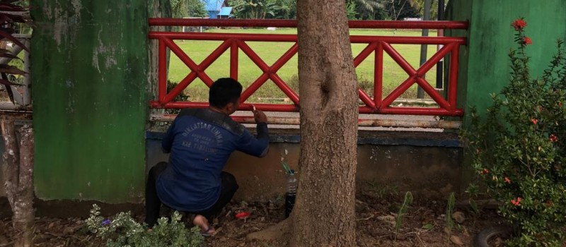 Gotong Royong di Kantor Kecamatan
