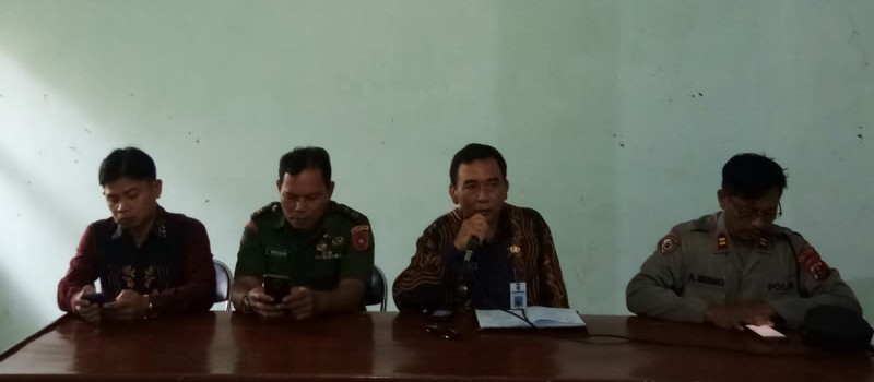 Rapat Koordinasi tanggal 30 Maret 2023 di Aula Kantor Camat Muara Uya