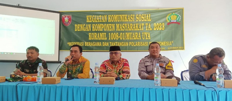 Menghadiri Kegiatan Komunikasi Sosial di Desa Uwie