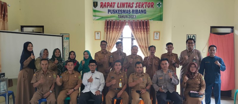 Rakoor Lintas Sektor Puskesmas Ribang Tanggal 20 Maret 2023