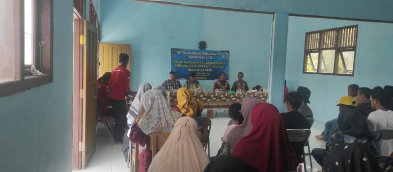 Musdes RKP Desa Pasar Batu, 18 Juli 2024