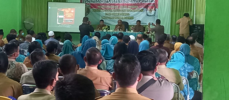 Sosialisasi Kegiatan Bidang Politik (Pemilu Pemilihan Kepala Daerah)