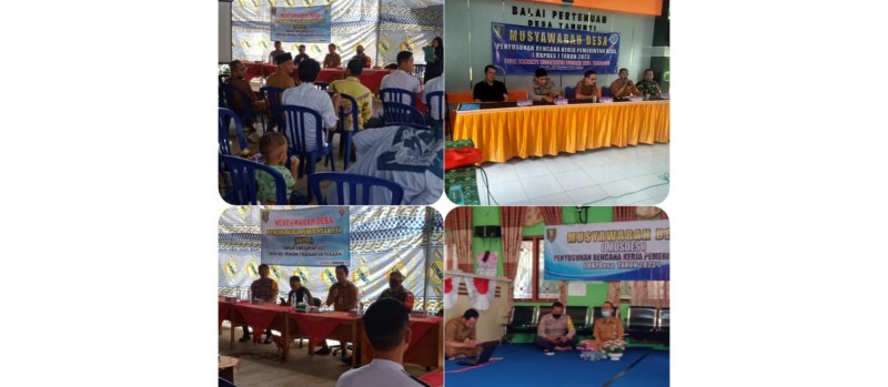Musyawarah Desa (MusDes) Penyusunan Rencana Kerja (RKPDesa) Tahun Anggaran 2023  di Wilayah Kecamatan Pugaan