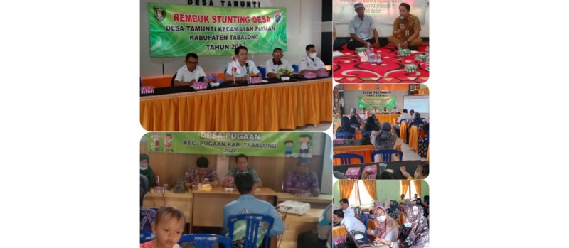 Rembuk Stunting di Seluruh Desa Se-Kecamatan Pugaan
