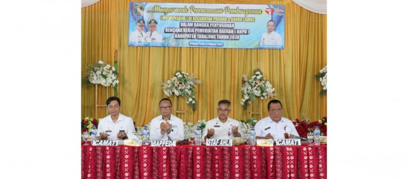 MUSRENBANG TINGKAT KECAMATAN PUGAAN BERJALAN LANCAR