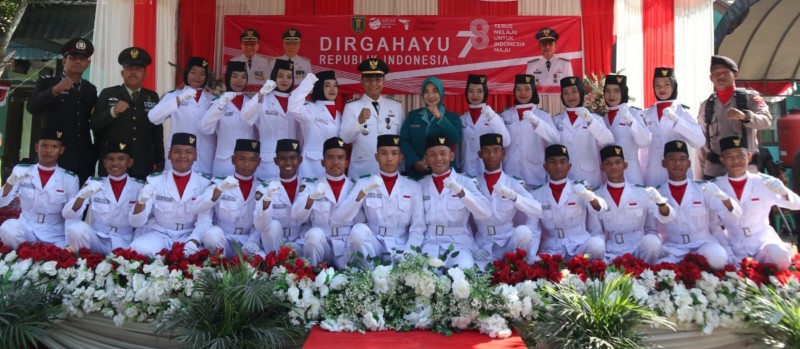 Pelaksanaan Apel HUT Proklamasi Kemerdekaan RI ke- 78 Tahun 2023