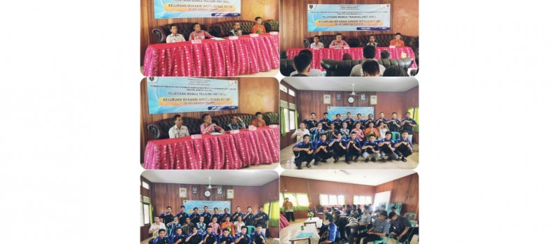 Pembukaan Kegiatan Pelatihan Mobile Training Unit (MTU) Tahun 2022 di Kecamatan Pugaan