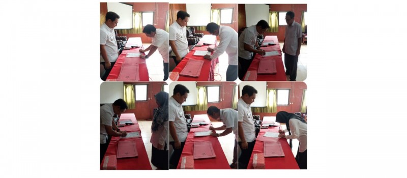 Penandatanganan Pakta Integritas di Lingkup Kecamatan Pugaan