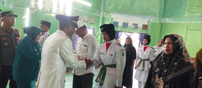 Pengukuhan Paskibra Kecamatan Pugaan Tahun 2024